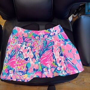Used Lilly Pulitzer luxletic Gumbo Limbo Aila Skort size Medium